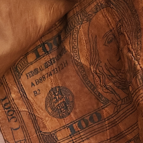 The Earth Dance Snap Leather Wrap Mini Skirt - Picture 5 of 7